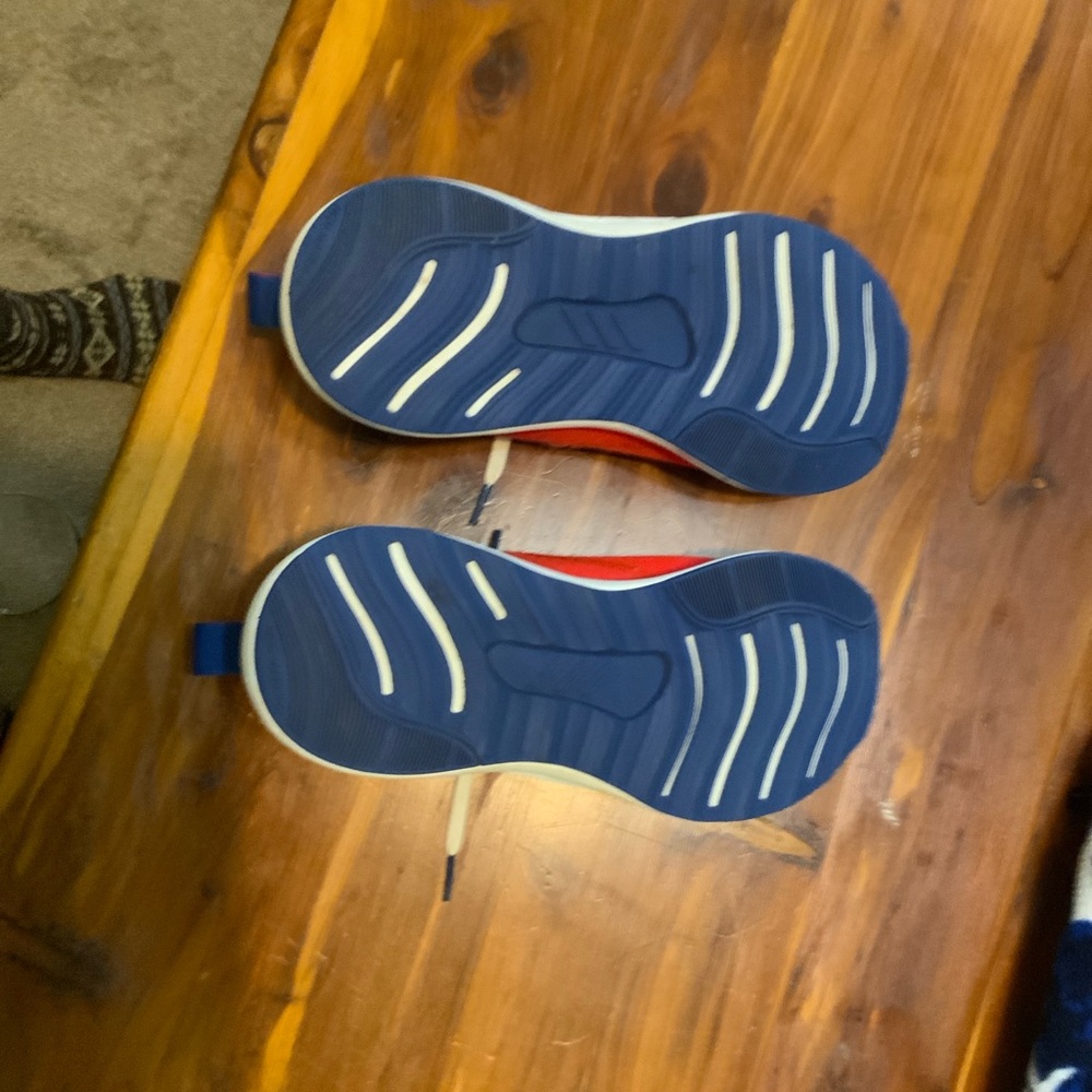 adidas Vibrant Red and Navy Athletic Shoes